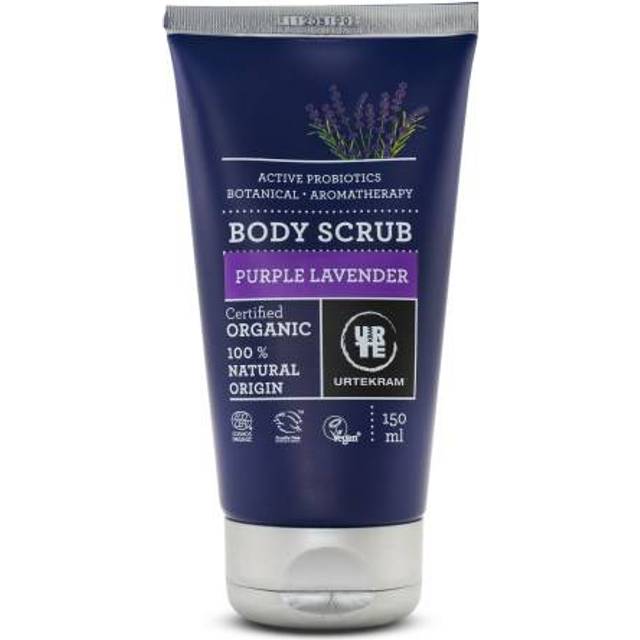 Urtekram Purple Lavender Body Scrub Organic 150ml - Bedste bodyscrub - Dinskønhed.dk