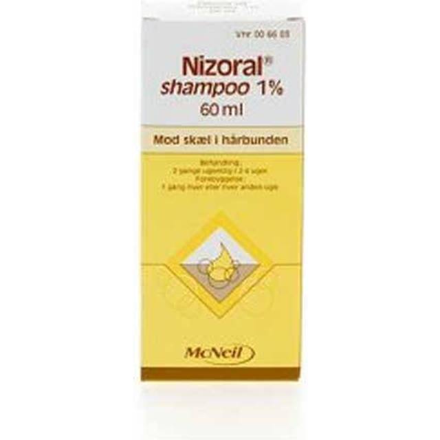 Nizoral Shampoo 10mg/g 60ml - Skælshampoo Test - Dinskønhed.dk