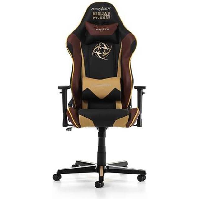 DxRacer Racing Ninjas In Pajamas Gaming Chair - Black/Brown - Sammenlign priser hos PriceRunner