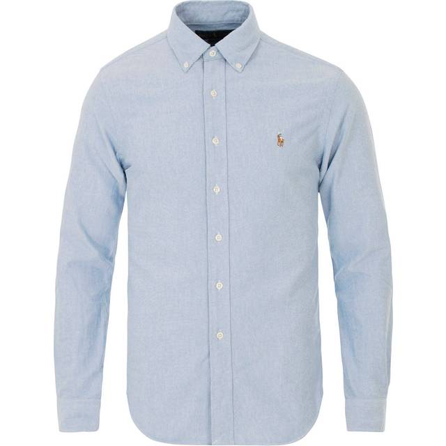 Polo Ralph Lauren Slim Fit Oxford Shirt - Bsr Blue - gavehylden.dk