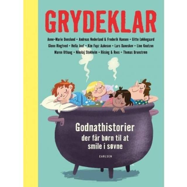 Grydeklar - Godnathistorier, der får børn til at smile i søvne (Pap, 2019) - De bedste børne bøger til 2-4 årige - Vildmedbørn.dk