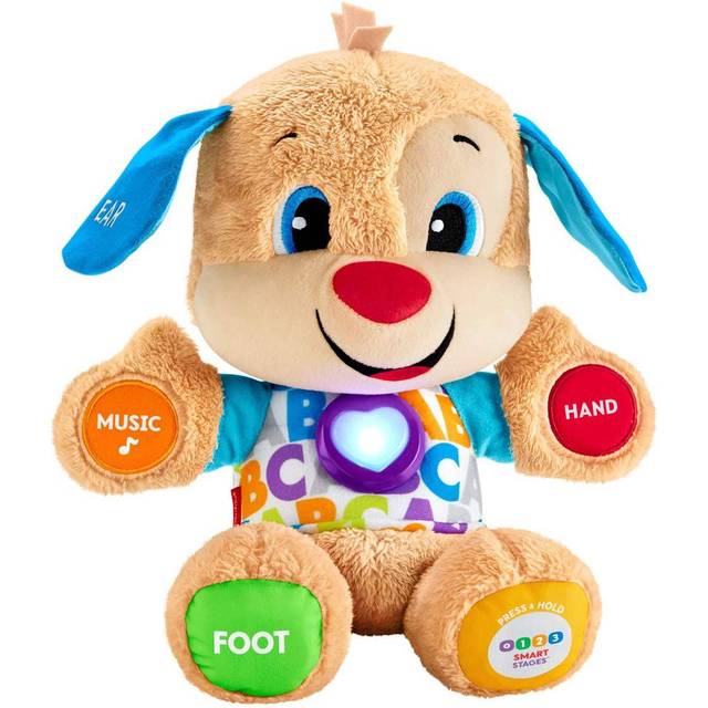 Fisher Price Laugh & Learn Smart Stages Puppy FDF21 - 5 stykker legetøj, der udvikler barnets sprog - Babyhelp.dk