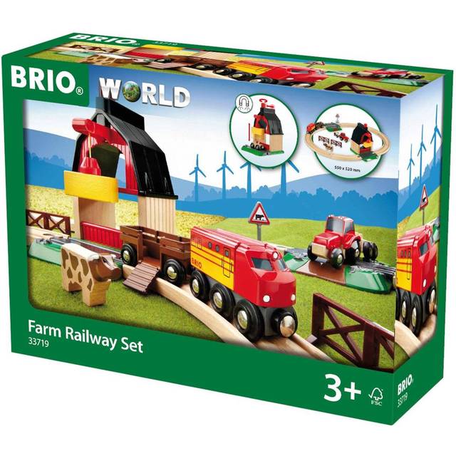 BRIO Farm Railway Set 33719 - Morefews.dk