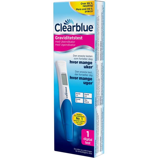 Clearblue Digitalt Graviditetstest med Veckoindikator 1-pack - Hvor hurtigt kan man se, om man er gravid? - Babyhelp.dk