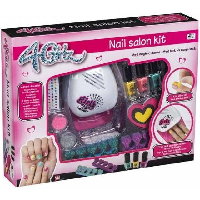 VN Toys 4 Girlz Nail Salon Set - Gaver til 6 årig - TIl den lille