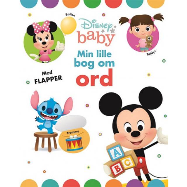 Disney Baby - Min lille bog om ord: Disney Baby - bog med flapper (Board book, 2020) - Børnebøger – De bedste bøger for de 0-6 årige - TIl den lille