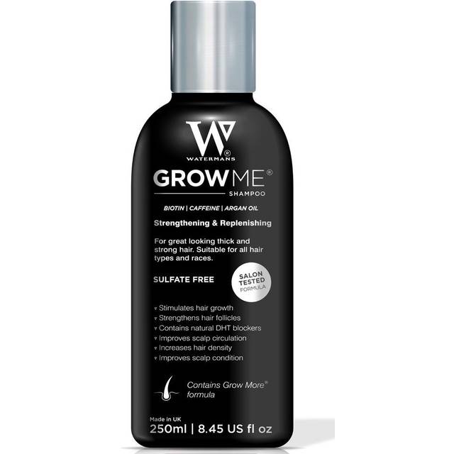 Watermans Grow Me Shampoo 250ml - Bedste shampoo mod hårtab - Dinskønhed.dk