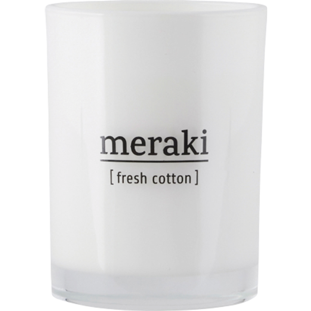 Meraki Fresh Cotton Large Duftlys - De bedste duftlys i test - Dinskønhed.dk