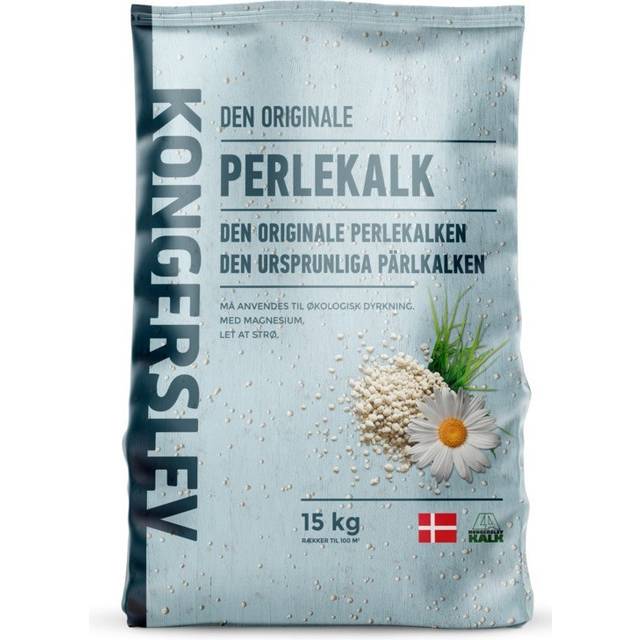 Kongerslev Den Originale Perlekalk 15kg - Gødning af græsplæne - Havekrogen.dk