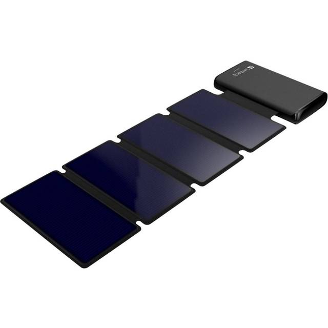 Sandberg Solar 4-Panel Powerbank 25000mAh - solcelle oplader test - Outdoorfri.dk