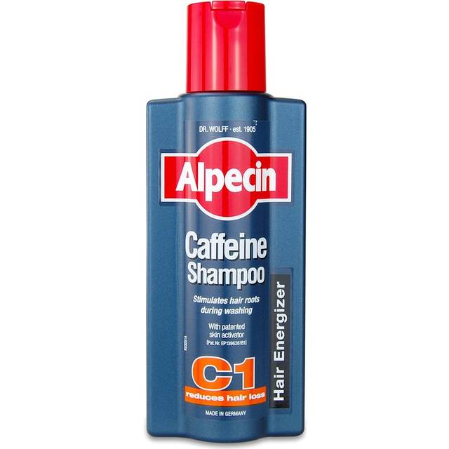 Alpecin Caffeine Shampoo C1 375ml - Bedste shampoo mod hårtab - Dinskønhed.dk