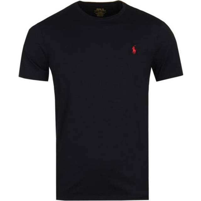Polo Ralph Lauren Jersey Crewneck T-shirt - RL Black - Morefews.dk