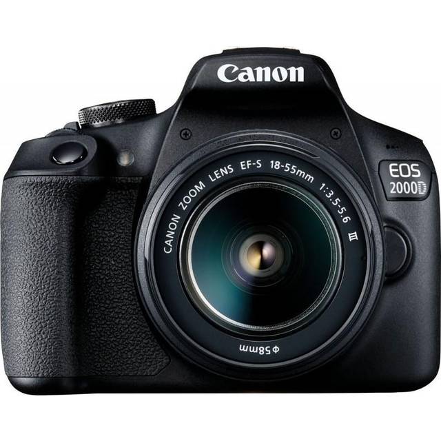 Canon EOS 2000D + EF-S 18-55mm F3.5-5.6 III - Spejlreflekskamera test - Datalife.fk