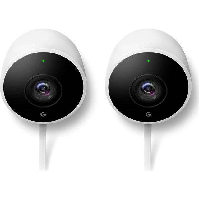 Google Nest Cam 2-pack - Overvågningskamera test - Datalife.fk