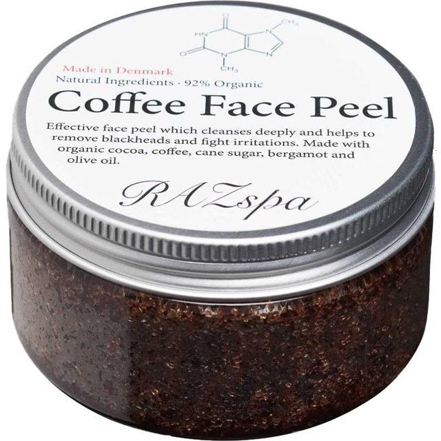 Raz Skincare Coffee Face Peel 100g - Bedste peeling til ansigtet - Dinskønhed.dk