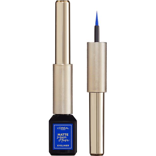 L'Oréal Paris Super Liner Matte Signature Liquid Eyeliner #02 Blue - Bedste eyeliner - Dinskønhed.dk
