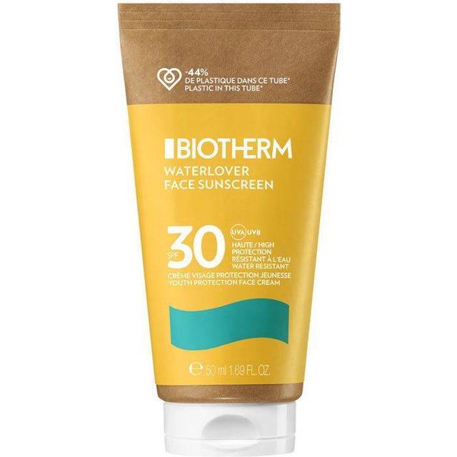 Biotherm Waterlover Face Sunscreen SPF30 50ml - Bedste ansigtssolcreme - Dinskønhed.dk