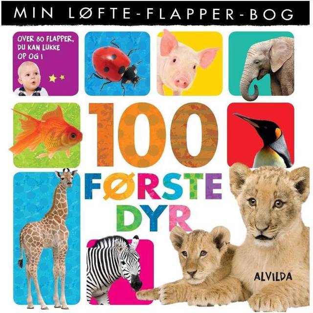 Alvilda 100 Første Dyr - 5 stykker legetøj, der udvikler barnets sprog - Babyhelp.dk