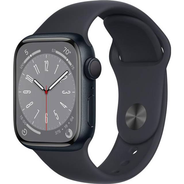 Apple Watch Series 8 45mm Aluminum Case with Sport Band - gavehylden.dk