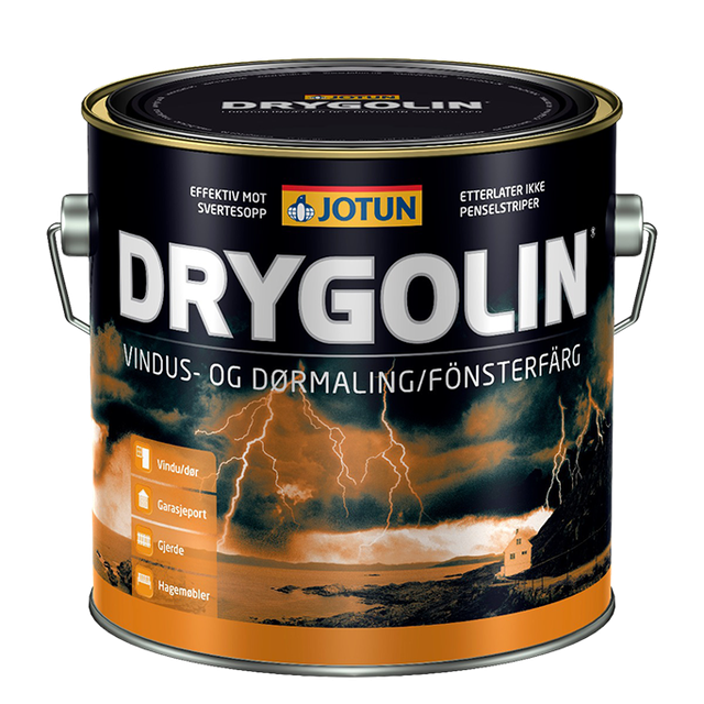 Jotun Drygolin Vindues- og Dørmaling 0,9 Liter - Guide: Maling til møbler - Byg-selv.info