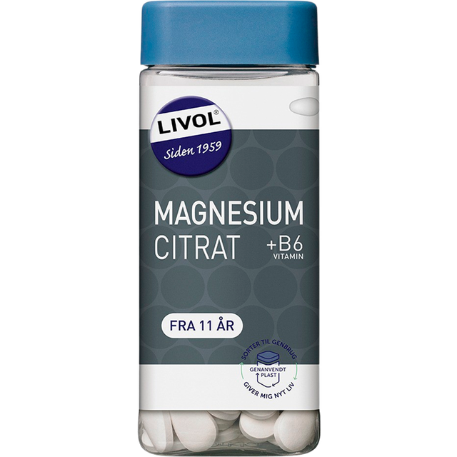 Livol Magnesium Citrate 150 stk - Magnesium søvn - Sleepzen.dk
