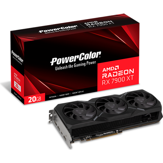 Powercolor Radeon RX 7900 XT HDMI 2xDP USB-C 20GB - Grafikkort test - Datalife.fk