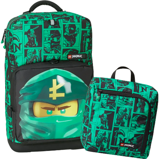 Lego Ninjago Optimo Plus School Bag Set - Skoletaske til større børn - Vildmedbørn.dk