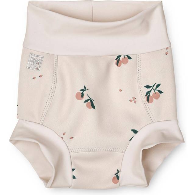 Liewood Baby's Valentin Nappy Swimwear - Peach Seashell - Blebadebukser til baby - Vildmedbørn.dk