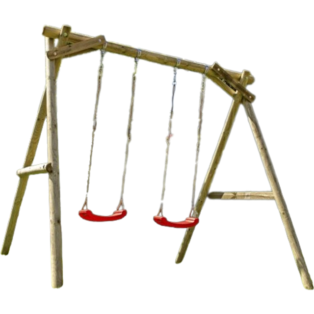 Nordic Play Active Swing Set W/ Fittings & Swings - Byg selv gyngestativ - Byg-selv.info