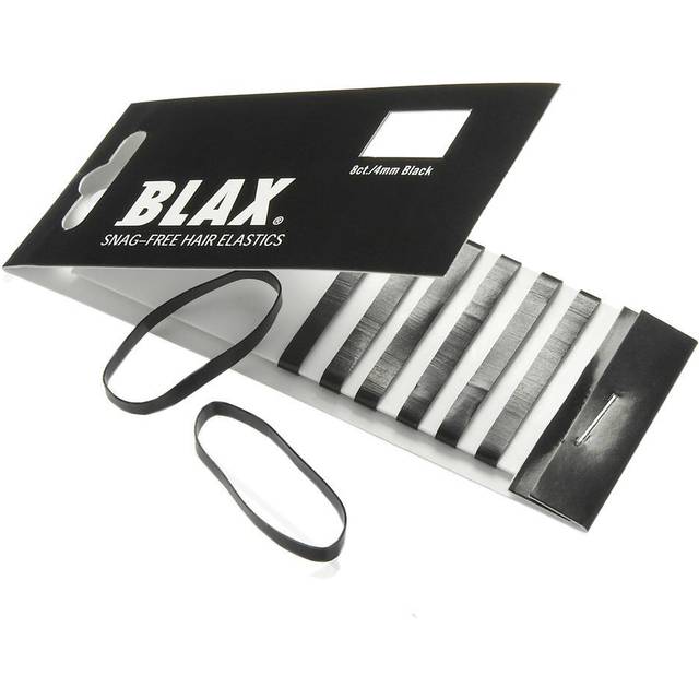Blax Snag-Free Hair Elastics Black 8-pack - Guide: Lær at lave en sildebensfletning - Dinskønhed.dk