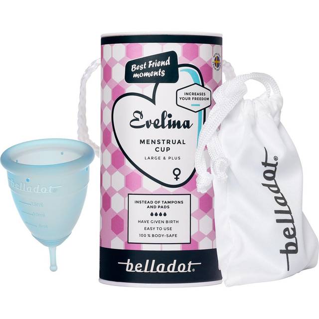 Belladot Evelina Menstrual Cup Large/Plus - Menstruationskop test - Dinskønhed.dk