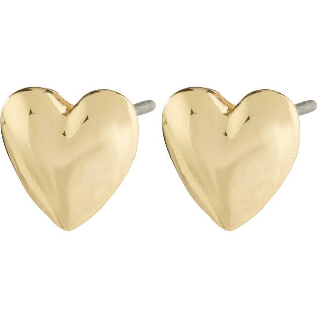 Pilgrim Sophia Heart Earrings - Gold/Silver - Morefews.dk