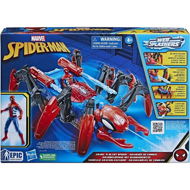Marvel Spider-Man NERF Strike 'N Splash Toy Blaster