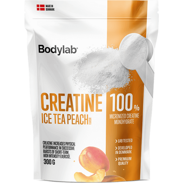 Bodylab Creatine Ice Tea Peach 300g - Kreatin til svømmere: Dette skal du vide om kreatin som svømmer - Rygcrawl.dk