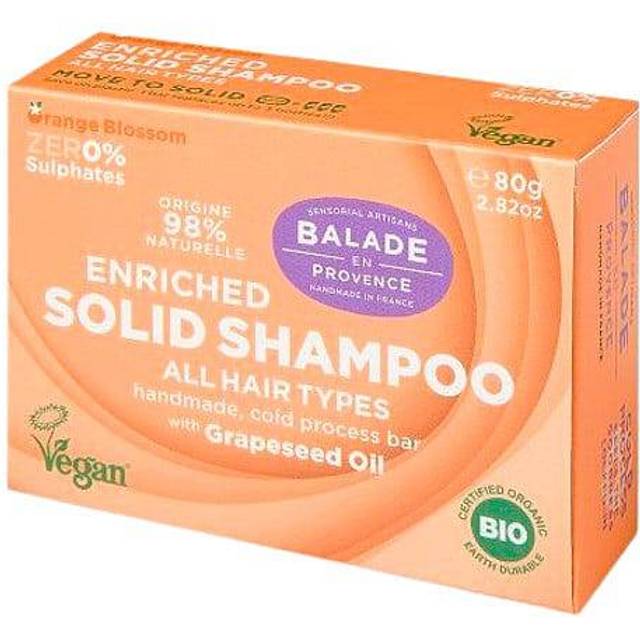 Balade en Provence Enriched Solid Shampoo 80g - Shampoobar test - Dinskønhed.dk