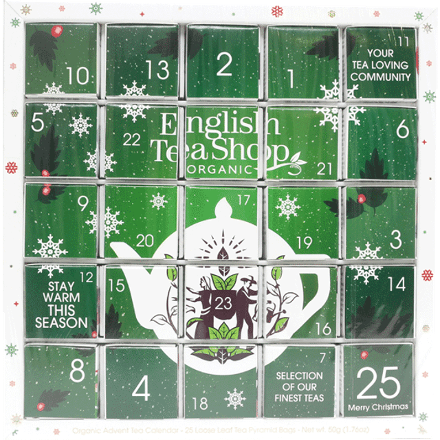 English Tea Shop Puzzle Box Advent Calendar - gavehylden.dk