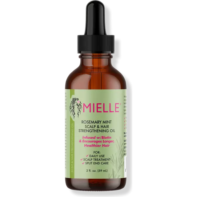 Mielle Rosemary Mint Scalp & Hair Strengthening Oil 59ml - Hårolie test - Dinskønhed.dk
