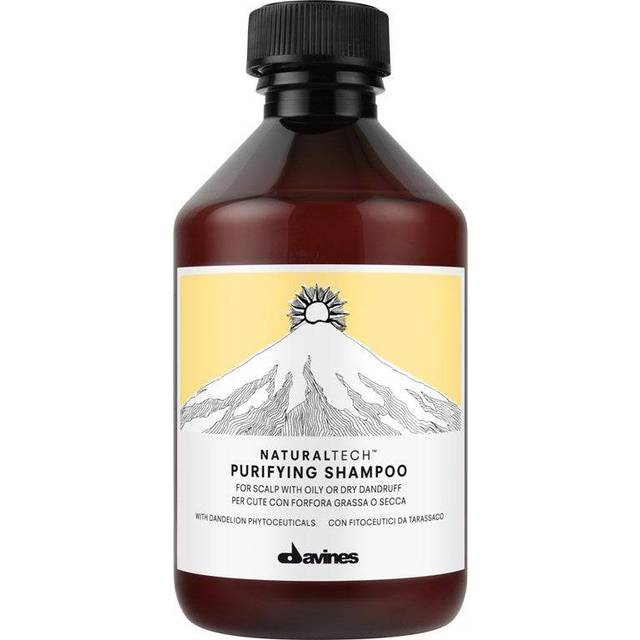 Davines NaturalTech Purifying Shampoo 250ml - Bedste shampoo til fedtet hår - Dinskønhed.dk