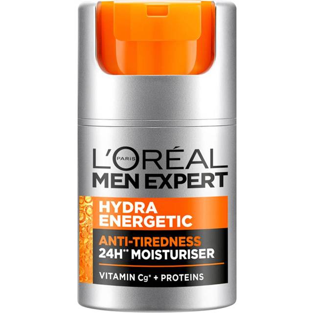L'Oréal Paris Men Expert Hydra Energetic Moisturising Lotion 24H AntiTiredness 50ml - Bedste ansigtscreme til mænd - Dinskønhed.dk