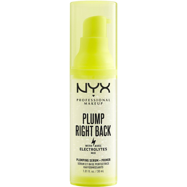 NYX Plump Right Back Primer + Serum Clear 30ml - Bedste primer - Dinskønhed.dk