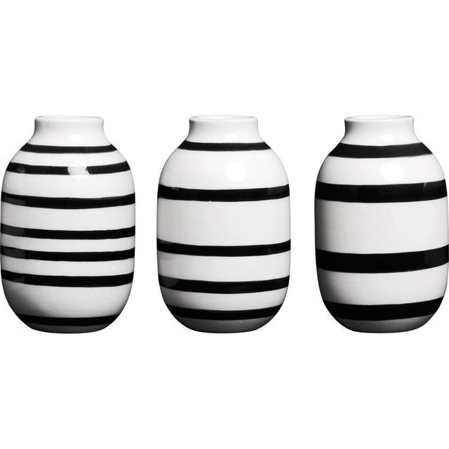 Kähler Omaggio Miniature vaser Vase 8cm 3stk - Sølvbryllupsgaver - MOREFEWS