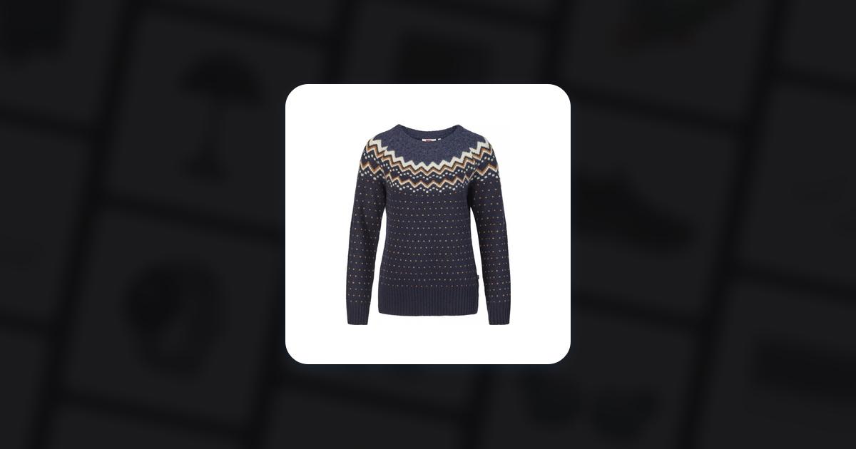Fjällräven Övik Knit Sweater W - Dark • Pris »