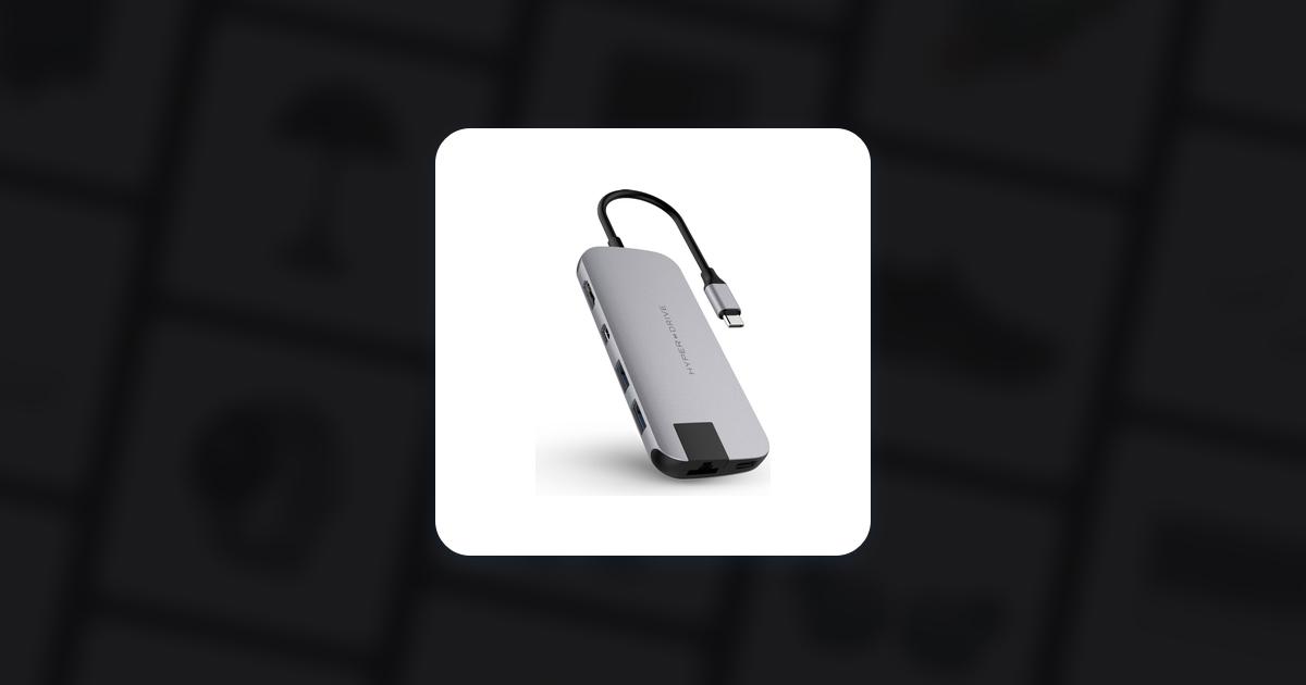 Hyper Slim 8-in-1 USB-C Hub • Se priser