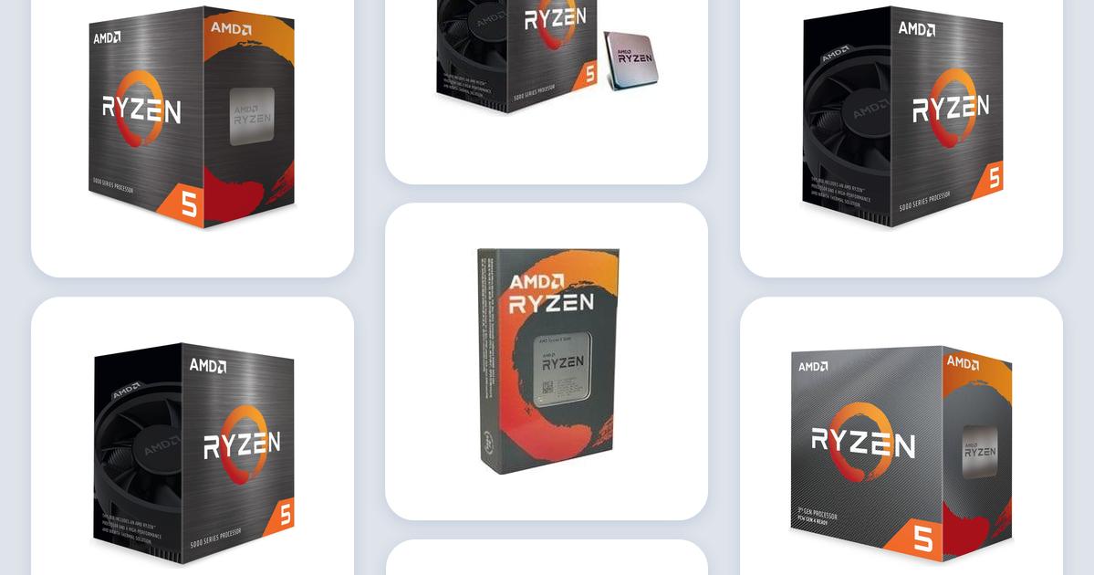 AMD Socket AM4 Ryzen 5 CPUs hos