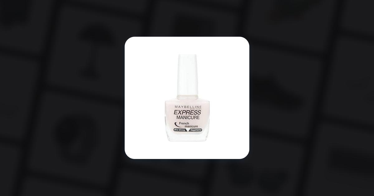 Maybelline New York Negle Neglepleje Express Manicure French Manicure No.  07 Pastel 9ml • Pris »