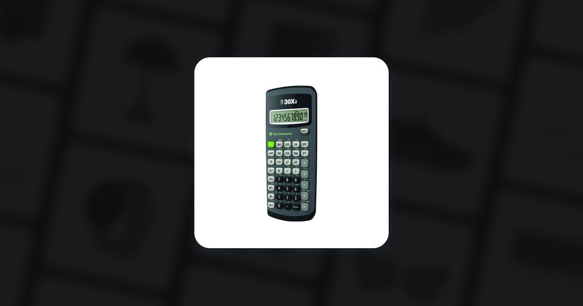 Texas Instruments XX-KT-CC2-A Calculator Caddy For TI-15 And TI-30XA Y 電卓 